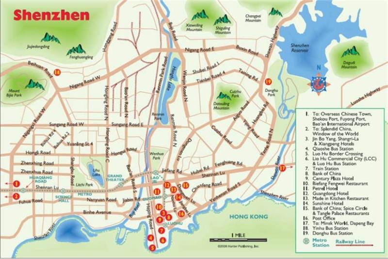 karta trgovina Shenzhen 
