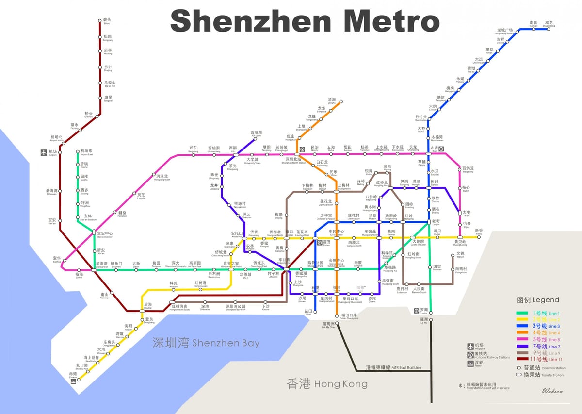 karta Shenzhen metro